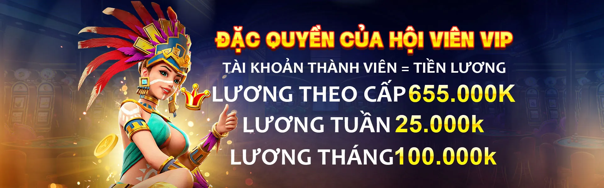 Giao diện nền tảng Luck8 VIP sang trọng